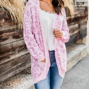 Animal print sweater